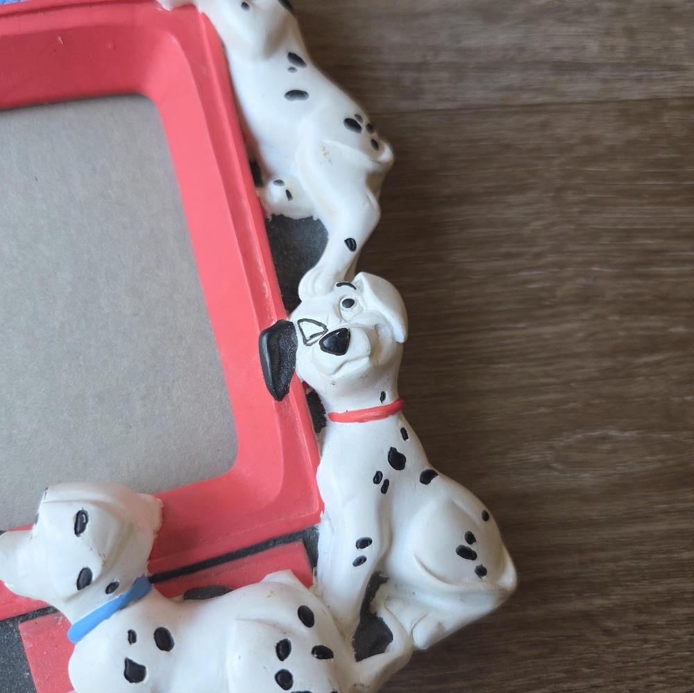 Vintage Walt Disney Company 101 Dalmation Puppies Watching TV Picture Frame - Picture 6 of 12